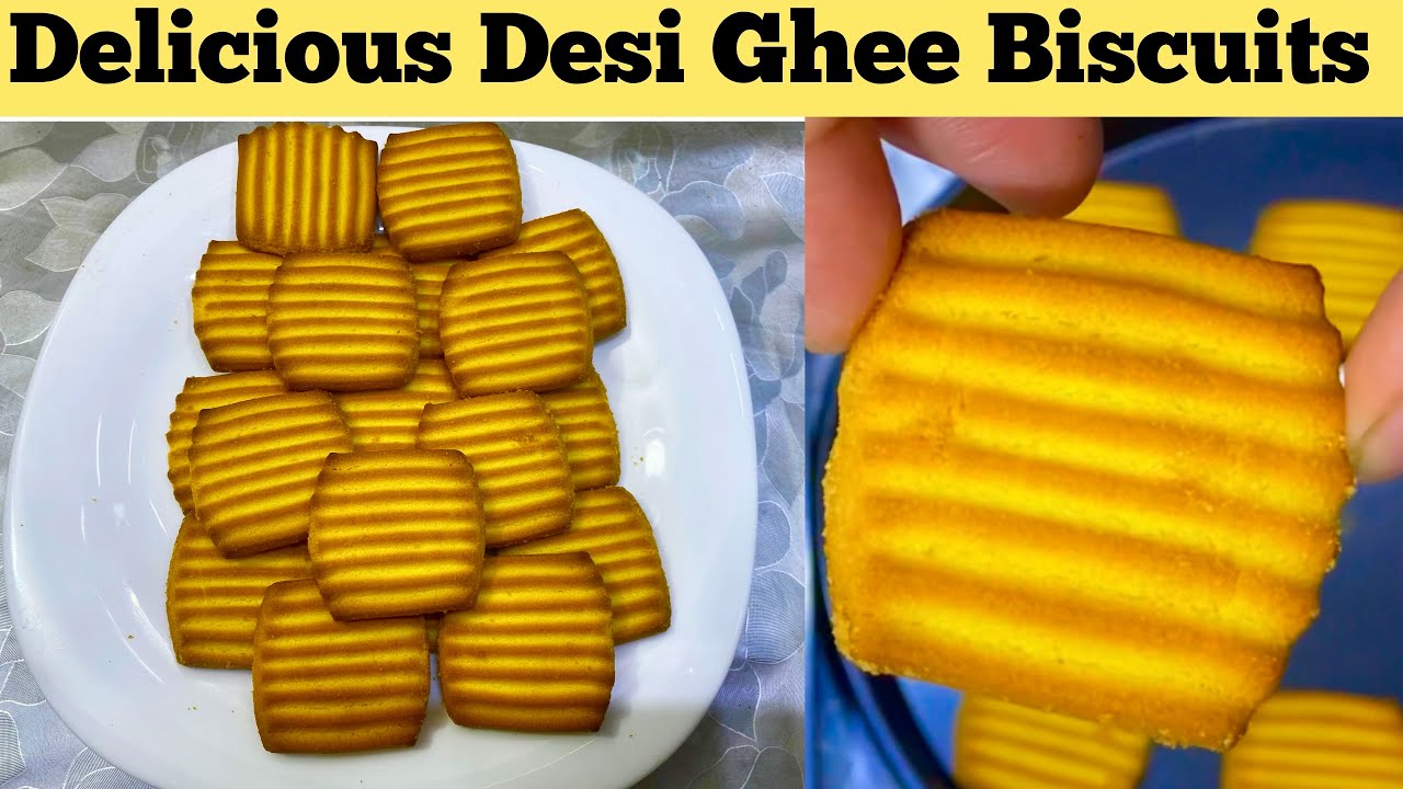 Desi Ghee Biscuits Ki Recipe |Sooper Biscuit Jaise Biscuits Banane Ka Tarika
