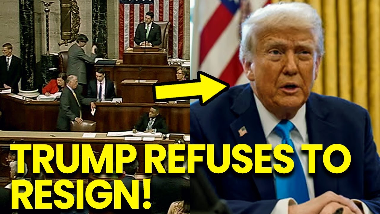 Trump REFUSES To RESIGN as Congress EXPLODES On Him