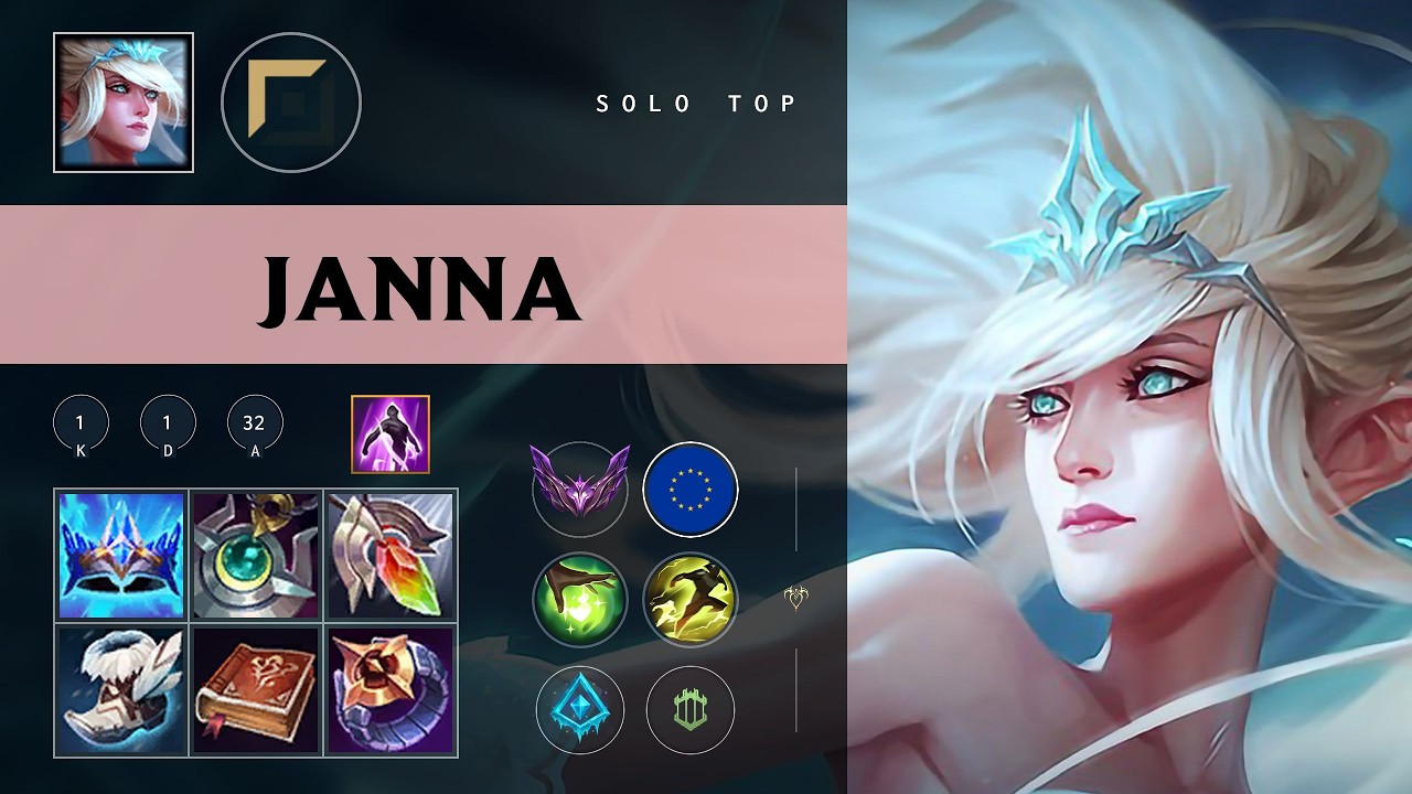 Janna Top vs Sion - EUW Master Patch 26.10