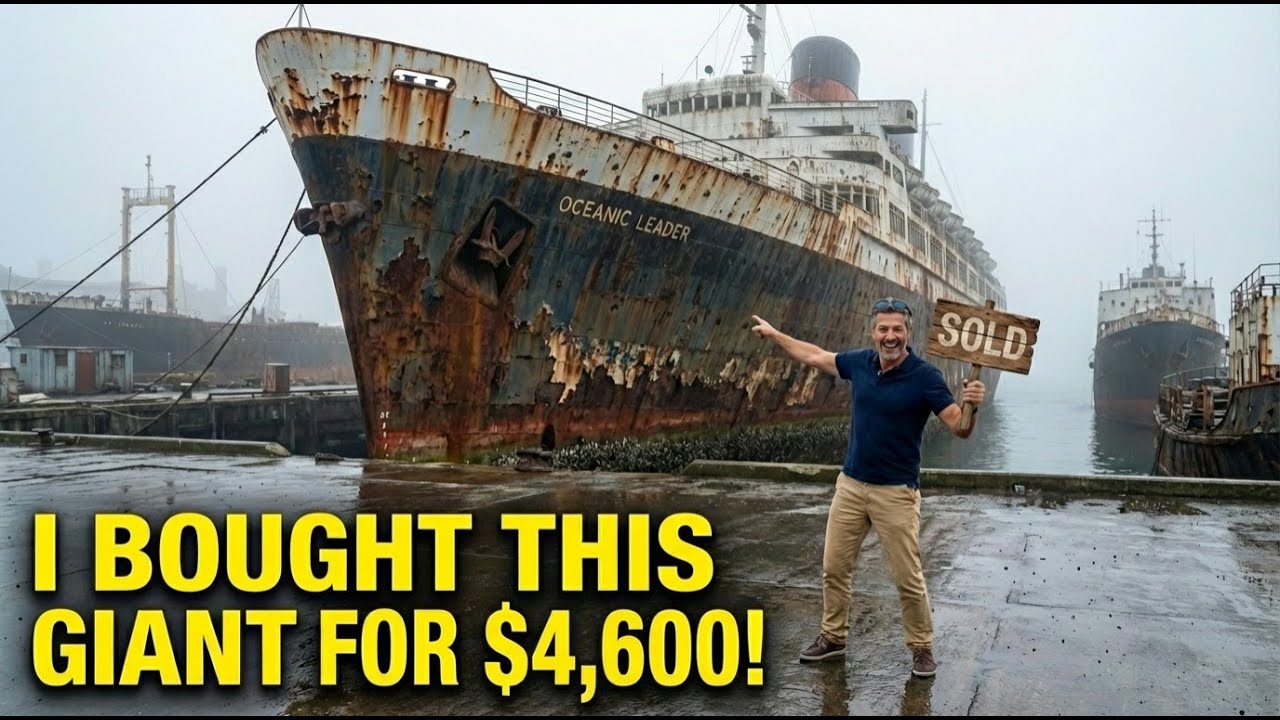 I Bought $4,600 Rusted Ocean Liner and Restored It to Glory