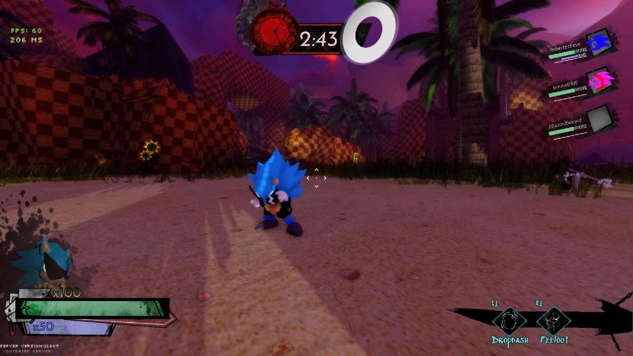 Sonic.EXE outcome memories Romeo skin.