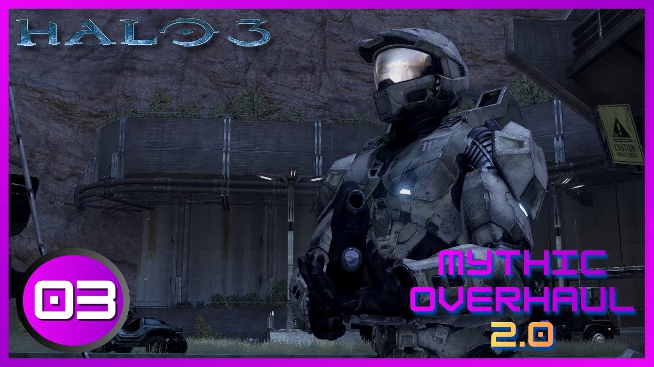 Halo MCC Mission 4 (Halo 3 Mythic Overhaul Campaign 2.0 Mod) (60Fps) (No Commentary) (Co-op)