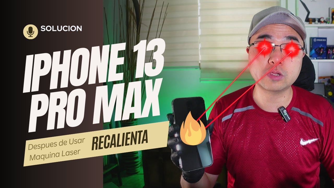 Solución iPhone 13 Pro Max Calienta luego de Cambiar Tapa Trasera con Maquina Laser Tutorial