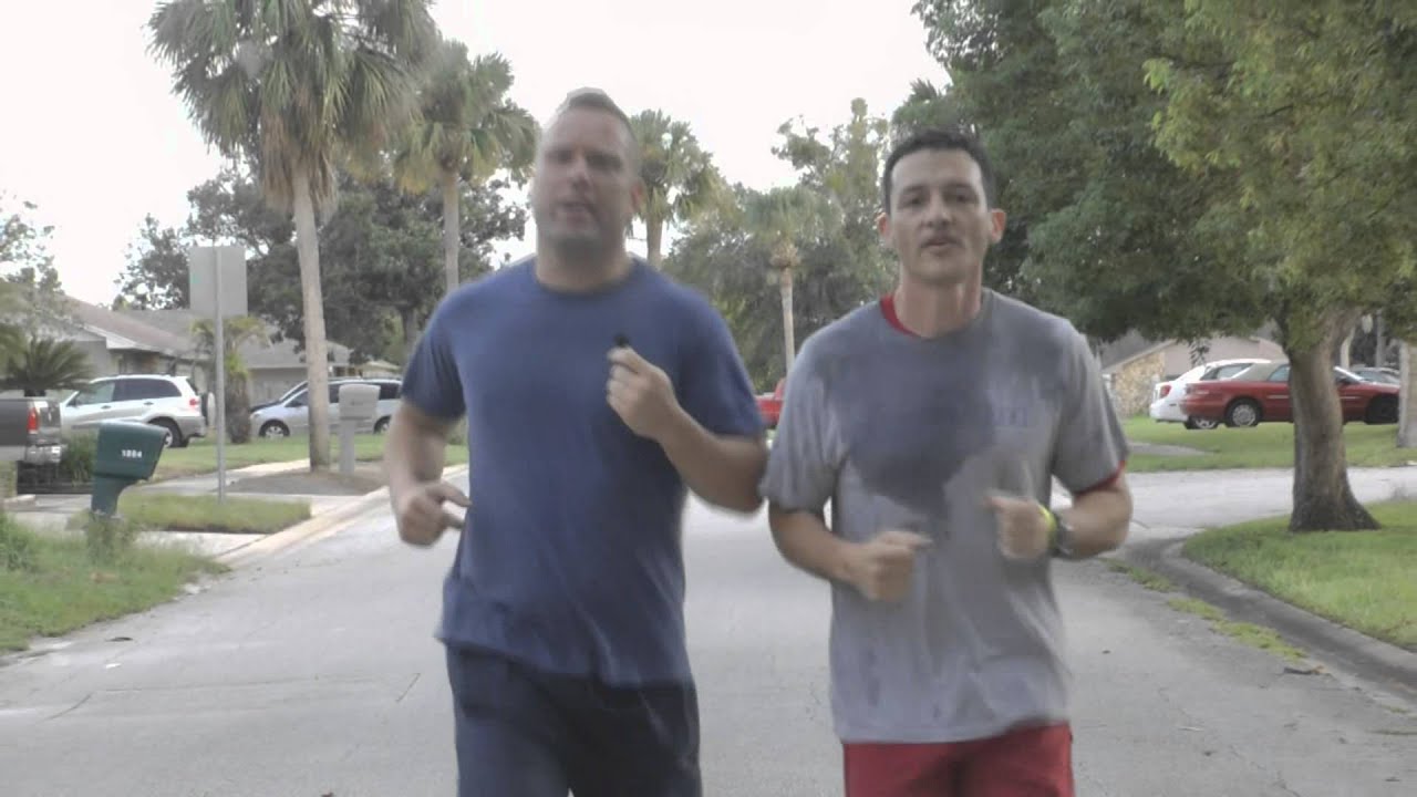Chasing the car