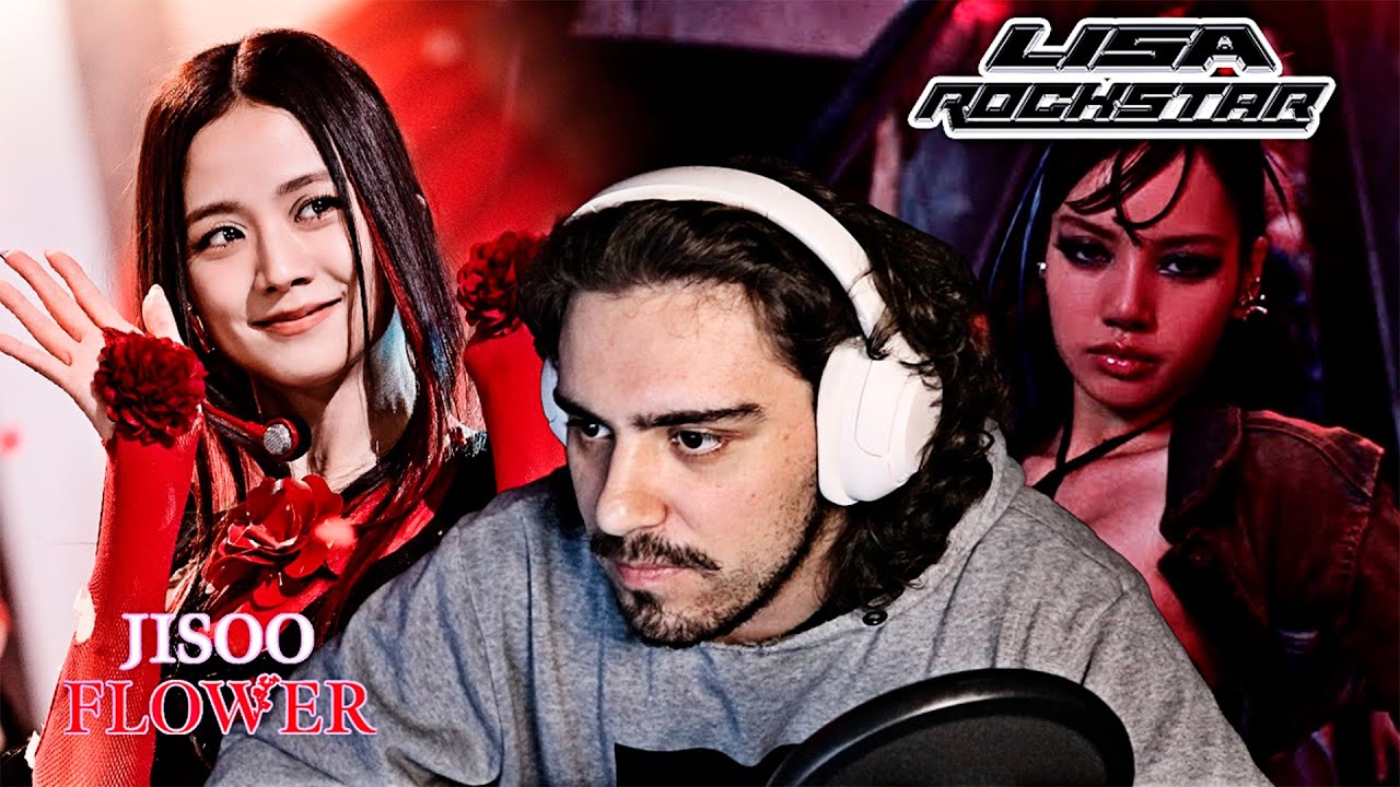 PRIMEIRA vez REAGINDO a JISOO FLOWER e LISA  ROCKSTAR #reaction  #kpop #LISA #JISOO
