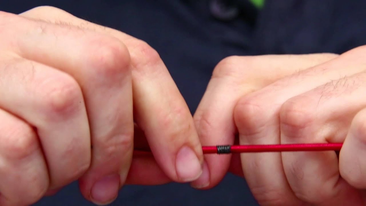 Tying a nocking point