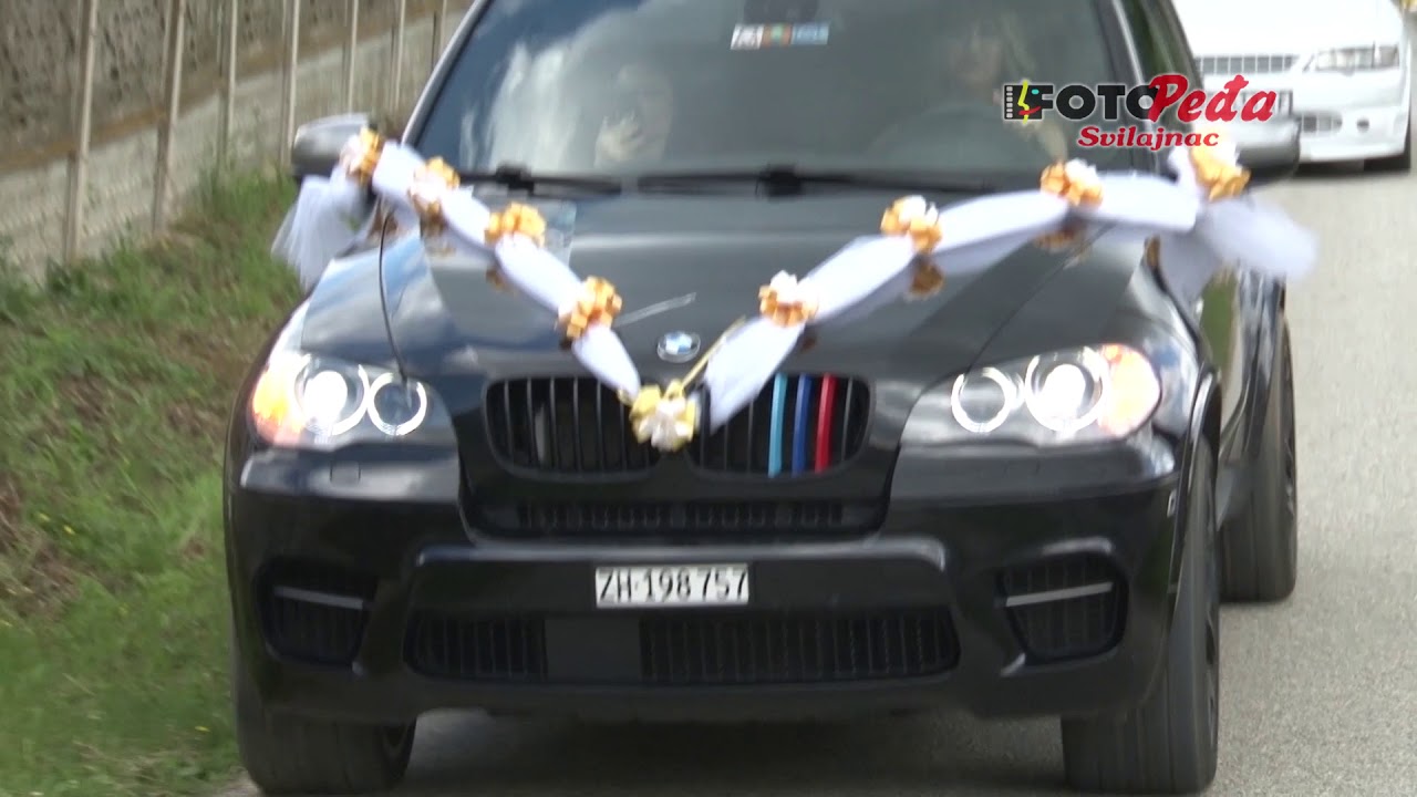 KOLONA automobila - odlazak na venčanje KLAUDIJE I SAŠE