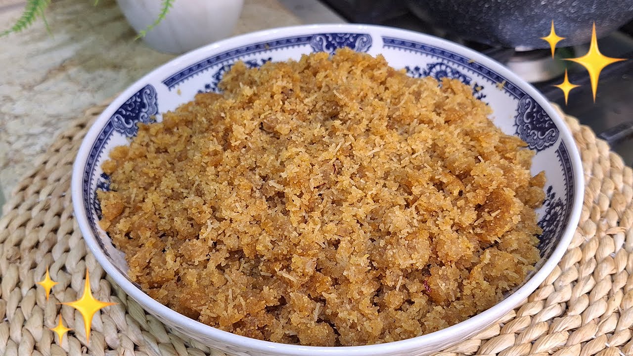 خبيصة السميد بالشعيرية بطريقة سلطانة لذيذه لا تفوتكم جربوها