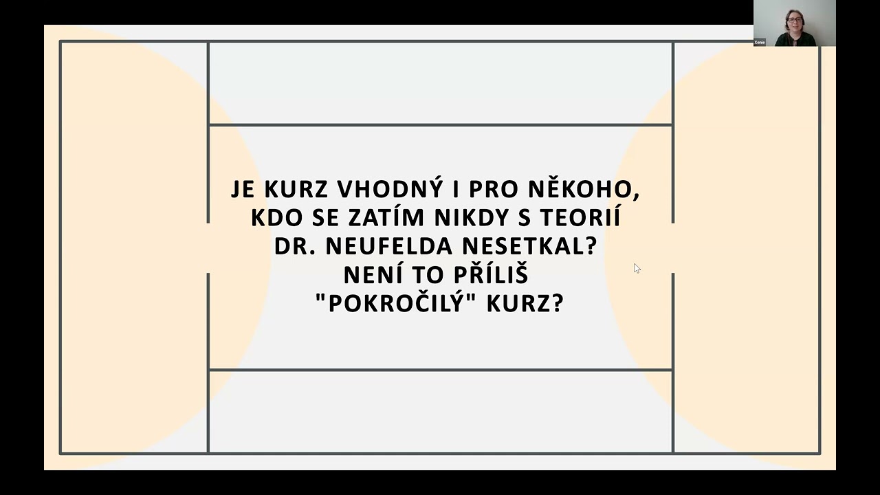 Online setkání 24.05.2024. Otázky o kurzu 