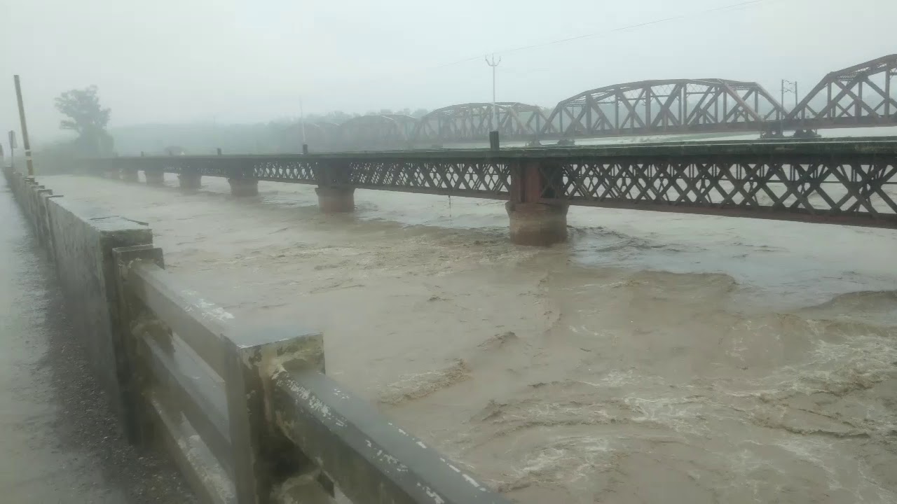 Kalanour//Yamunanagar//Yamuna River ufaan par hai//18-08-2019