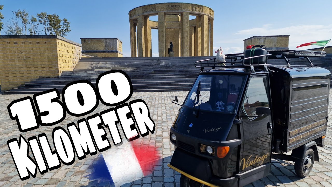 Ape50 Frankreich Tour 1500 Kilometer in 5 Tagen Piaggio Reisen Teil 2