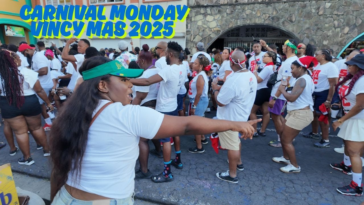 CARNIVAL MONDAY IN KINGSTOWN ST VINCENT | MONDAY JAM | VINCY MAS 2025