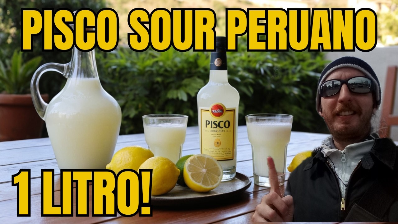 Como Hacer 1 Litro De PISCO SOUR PERUANO