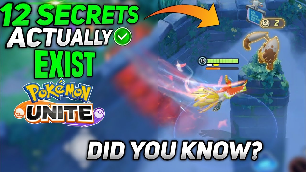 12 секретов Pokemon Unite, которые вы не знали