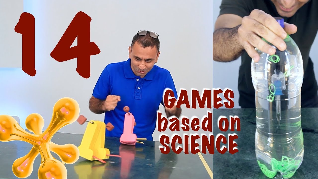 14 Amazing Science Games | DIY Games | Science Experiments | dArtofScience