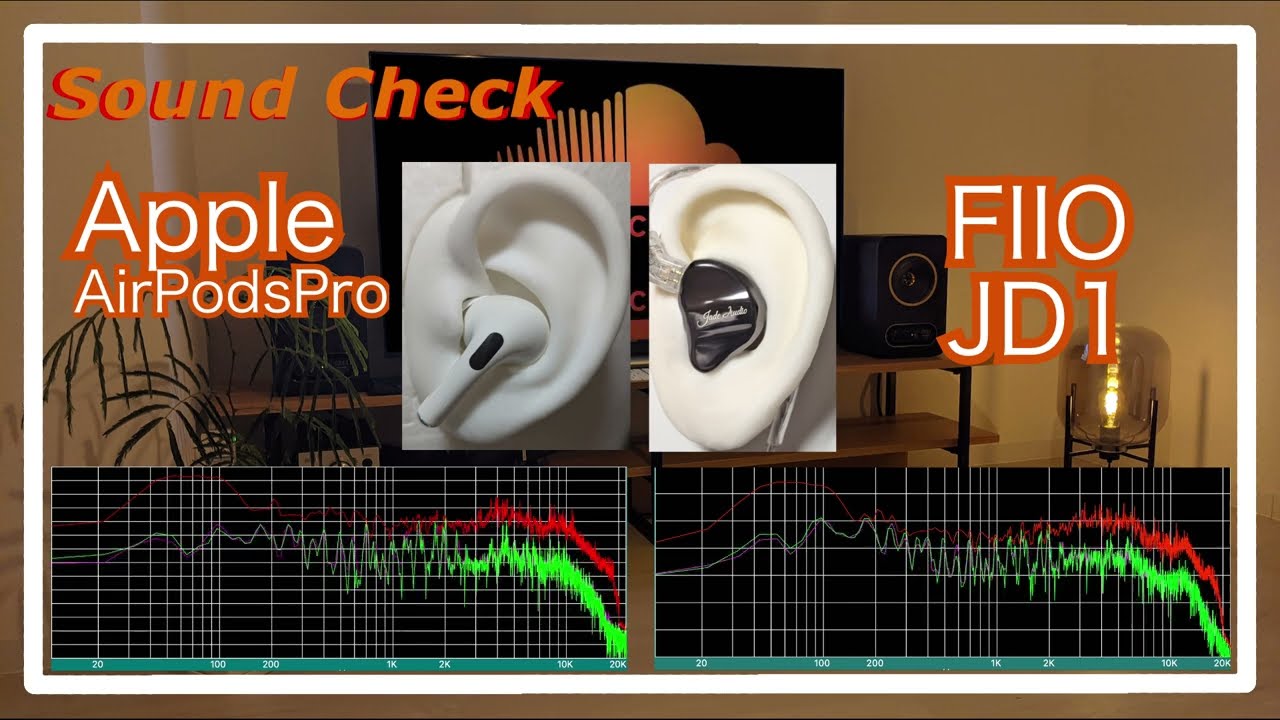 Apple AirPodsPro vs FIIO JD1 [IEMs Chinese In-Ear Sound Comparison 中華イヤホン音比較]