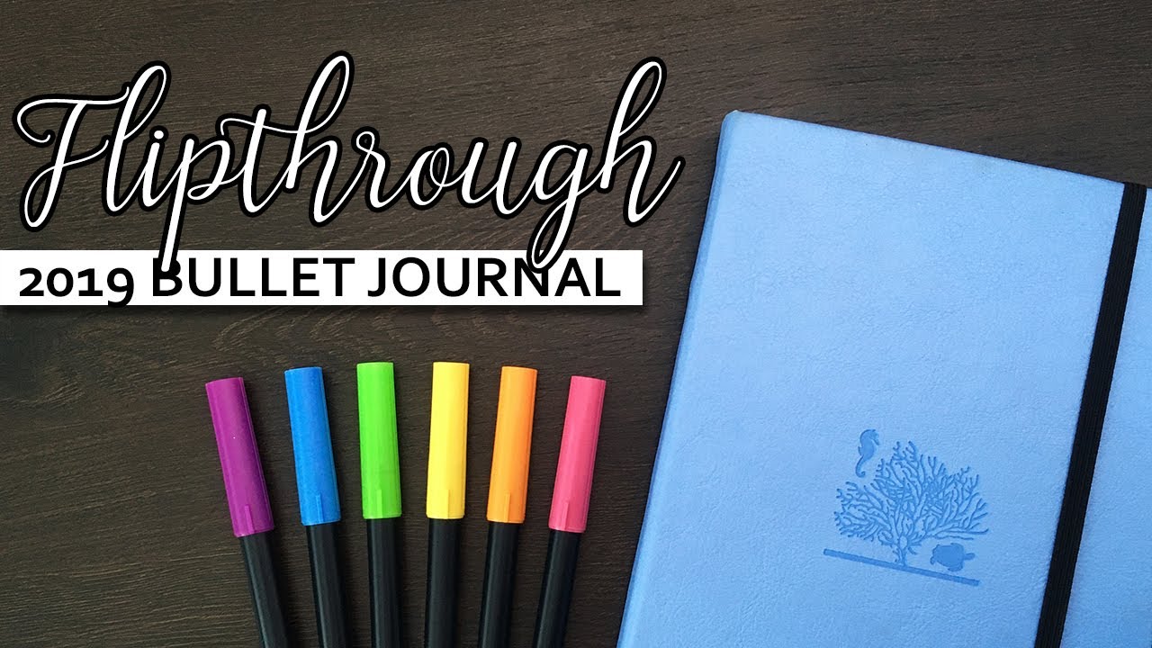 Полный обзор Bullet Journal 💜 Листаю свой Bujo за 2019 год