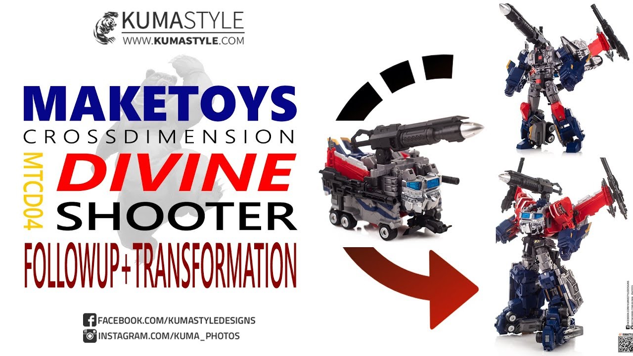 Transformation and Followup: MakeToys MTCD-04 Divine Shooter