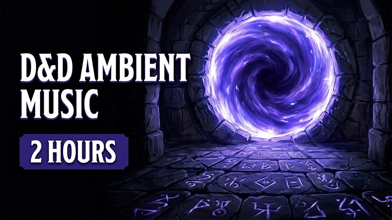 D&D Ambient Music 🎲 | 2 Hours Dungeon Fantasy Atmosphere