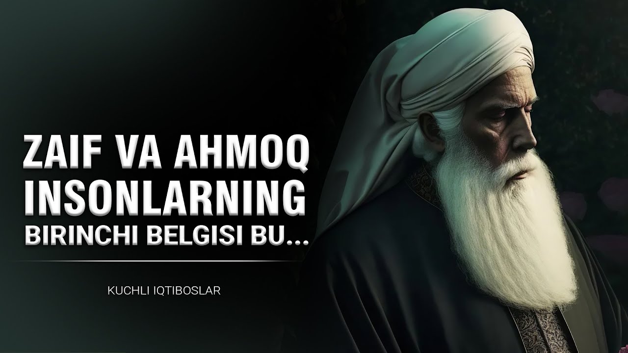 OLTINGA TENG SO‘ZLAR - Donolik sari 6 daqiqa | Eng sara iqtiboslar