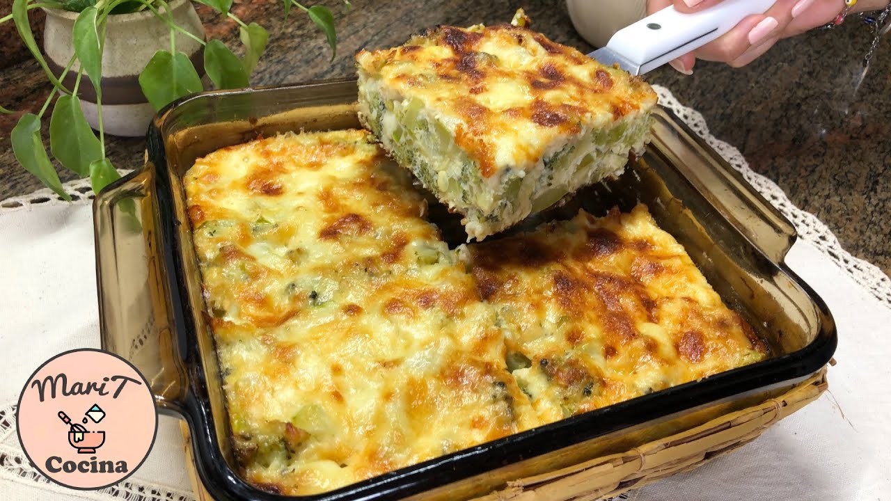 ¡ MUY FACIL, POCOS INGREDIENTES Y DELICIOSO !  Pastel de Vegetales, MariTCocina