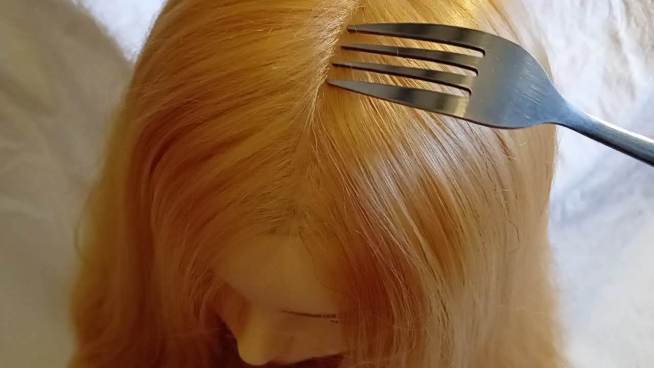 Yes, a Fork 🍴 Kinky-Good Scalp Scratching ASMR 😌 and I’m OBSESSED 😅