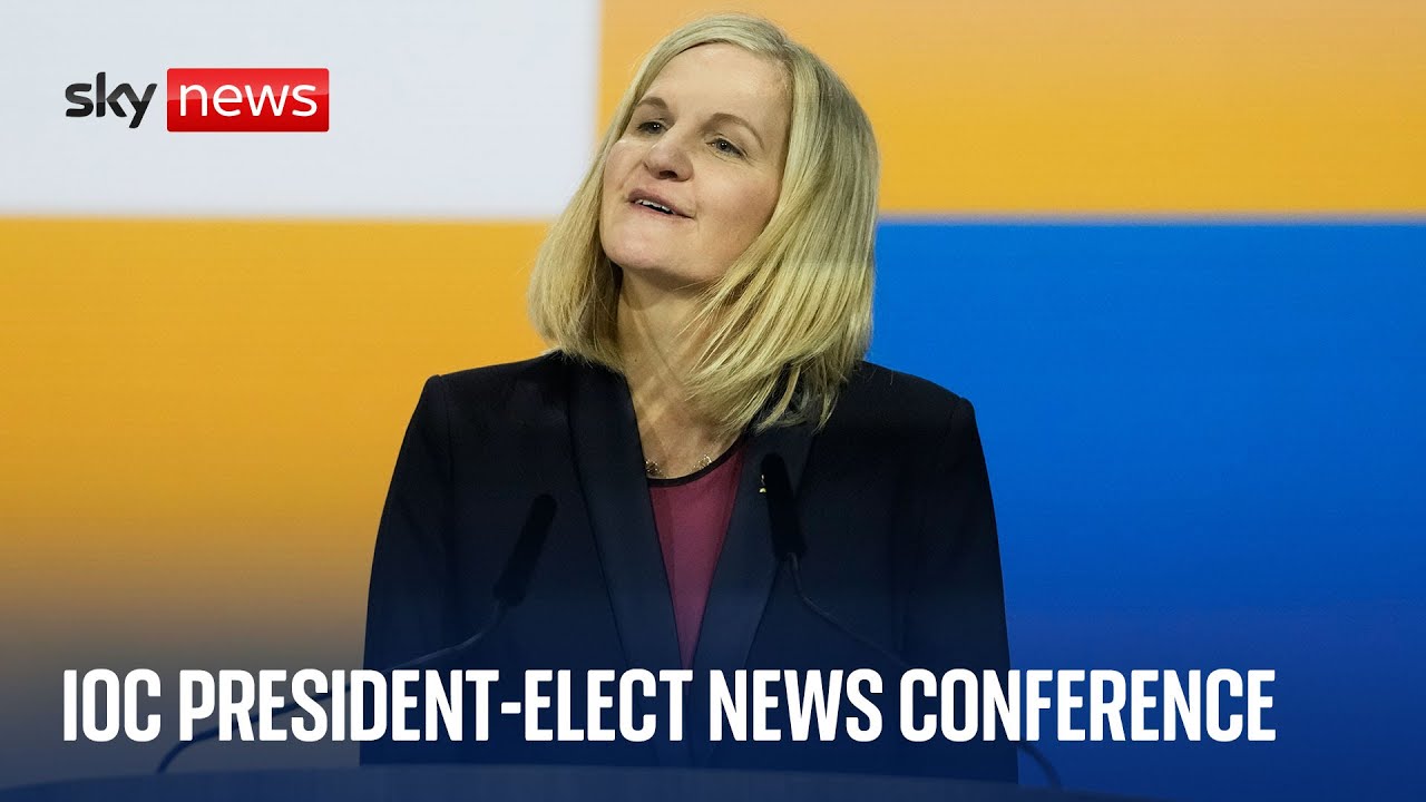 News conference as ex-Olympian Kirsty Coventry elected new IOC president