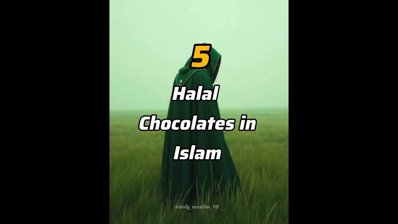 5 halal chocolates in islam 😇 #motivation #beautiful #islamiclaw #abayaworld