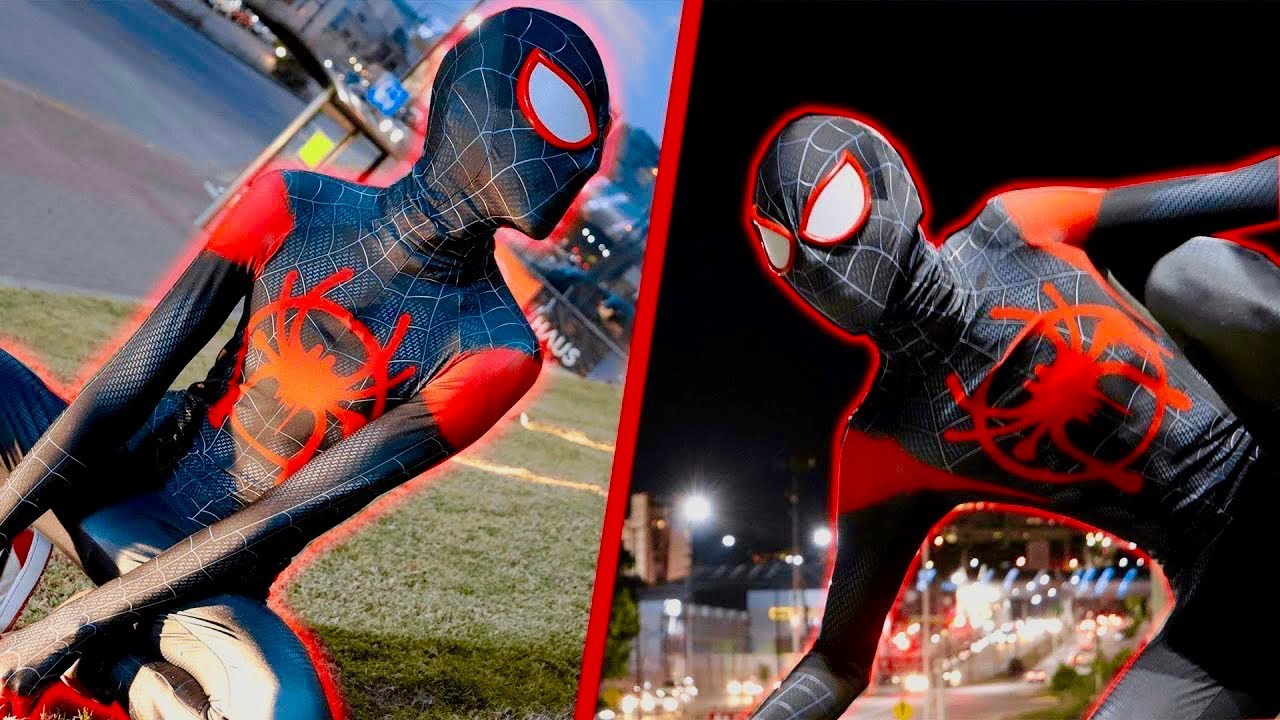 IMITANDO FOTOS DE SPIDERMAN UN NUEVO UNIVERSO/ IMITATING PHOTOS OF SPIDERMAN INTO THE SPIDERVERSE