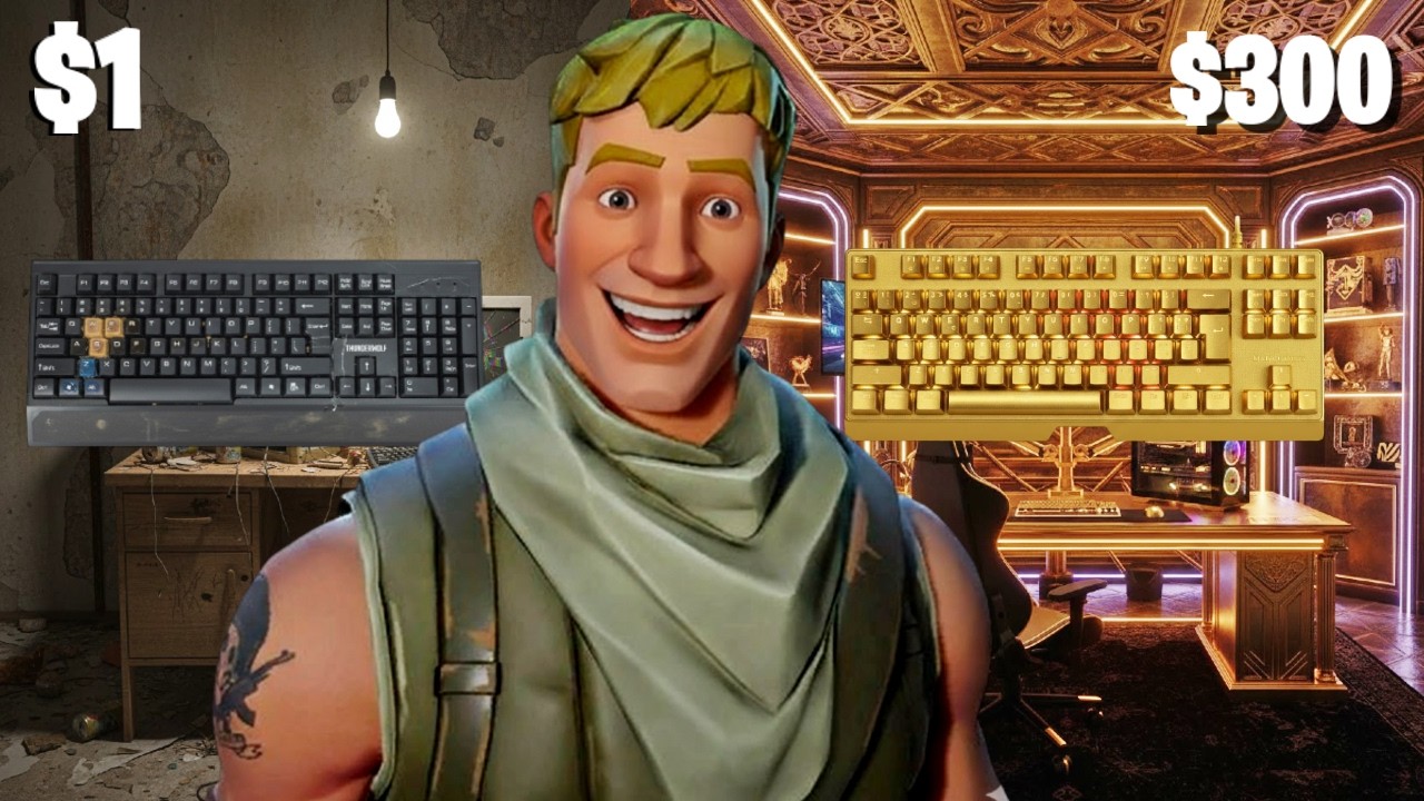 TECLADO DE $1 VS TECLADO DE 300$