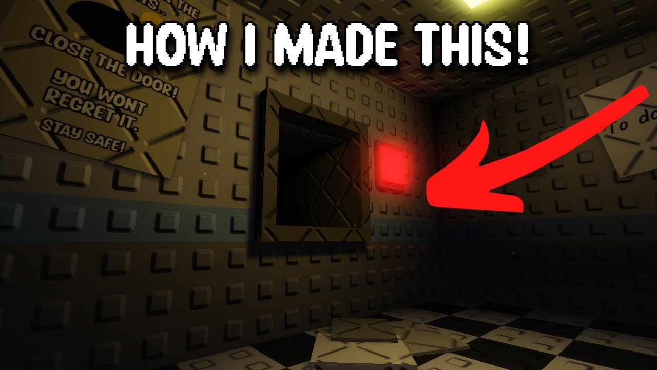 How I make FNAF Doors in ROBLOX STUDIO!