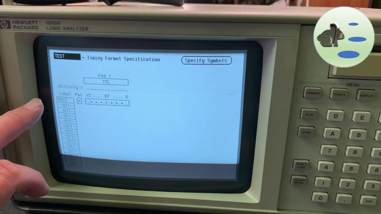 Retro logic analyzer HP1650A - Can You still use the original dosutils?