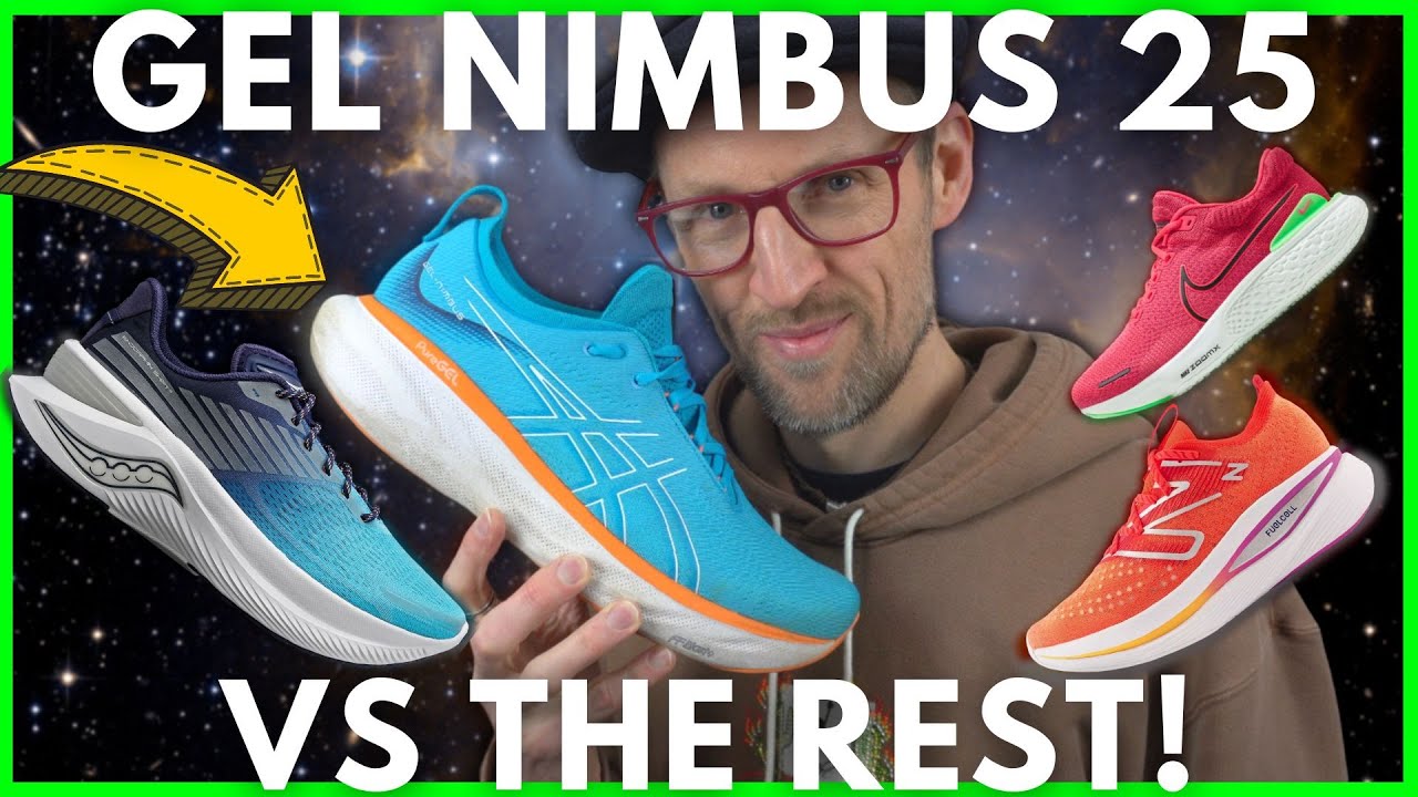 ASICS GEL NIMBUS 25 VS THE REST | NIKE INVINCIBLE RUN FK 2, ENDORPHIN SHIFT 3 & SC TRAINER | EDDBUD