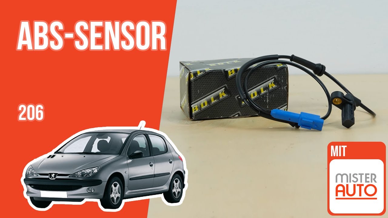 Wie Peugeot 206 ABS-Sensor wechseln 🚗