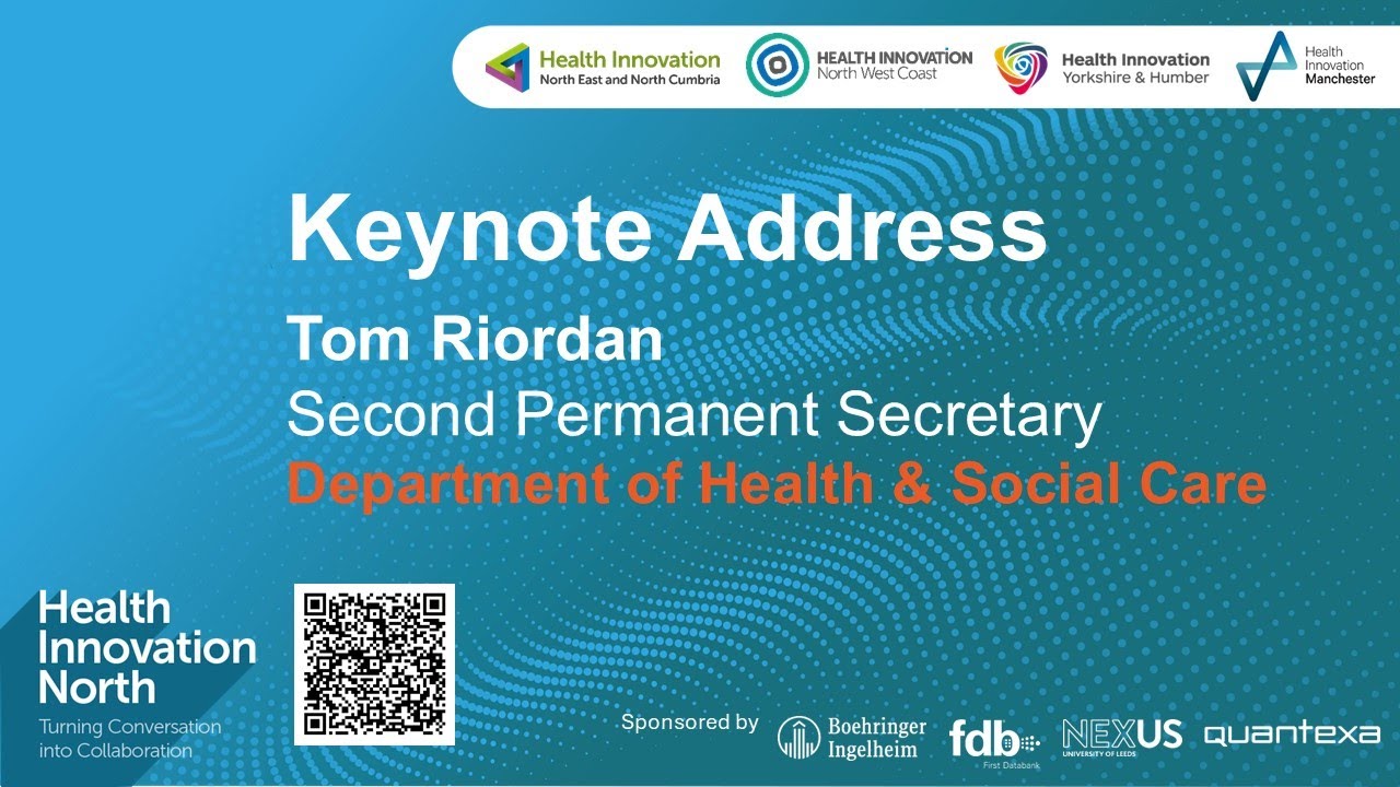 Health Innovation North 2025: Tom Riordan CBE