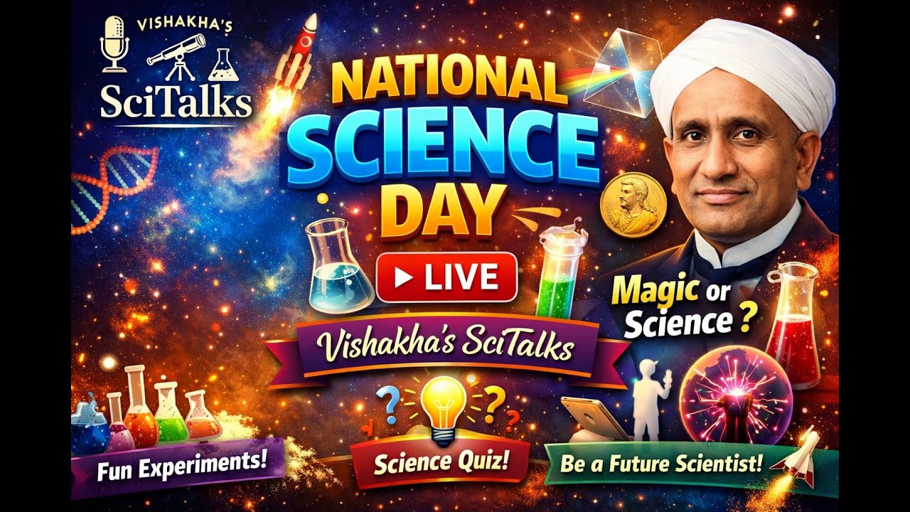 Top 10 Indian Scientists Who Changed the World |National Science Day Special 🔬 | Live with Vishakha