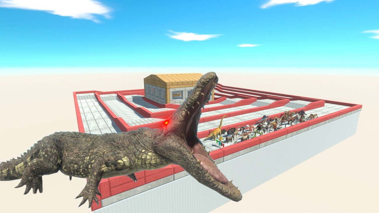 Escape From Alien Purussaurus - Last Survivor - Animal Revolt Battle Simulator