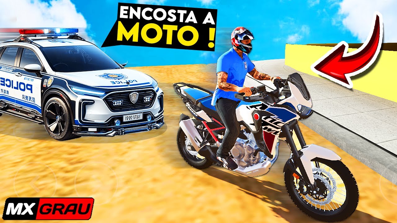 DEI FUGA de AFRICA TWIN NO MX GRAU 🤬👋