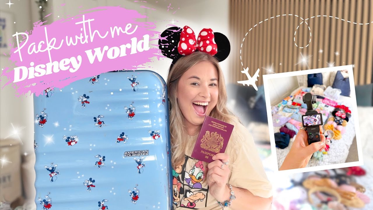 PACK WITH ME: WALT DISNEY WORLD! 🐭🇺🇸  outfit ideas, accessories & park MUST HAVES