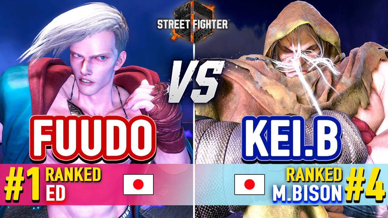 SF6 🔥 Fuudo (#1 Ranked Ed) vs Kei.B (#4 Ranked M.Bison) 🔥 SF6 High Level Gameplay