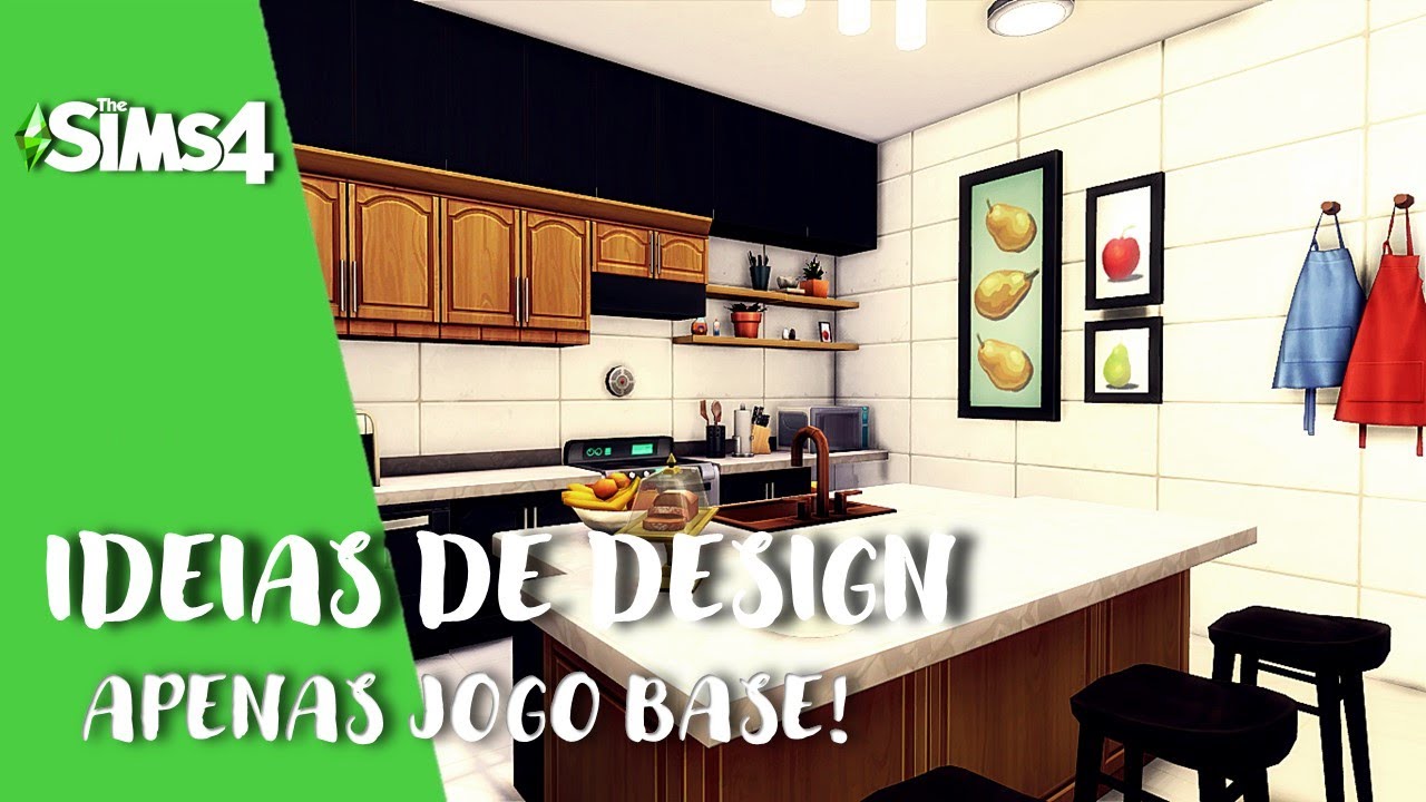 THE SIMS 4 - IDEIAS DE DESIGN - COMO FAZER O MELHOR SÓ COM JOGO BASE!! 😍