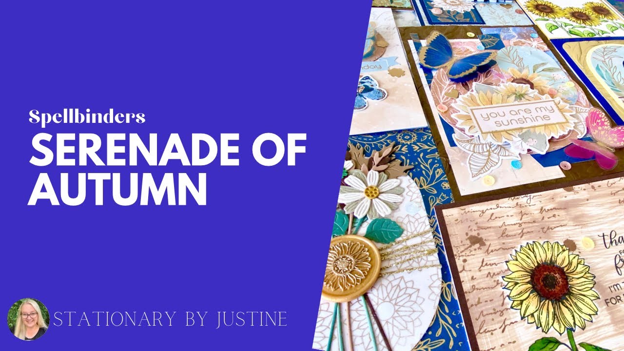 14 Cards Serenade of Autumn Collection | Spellbinders