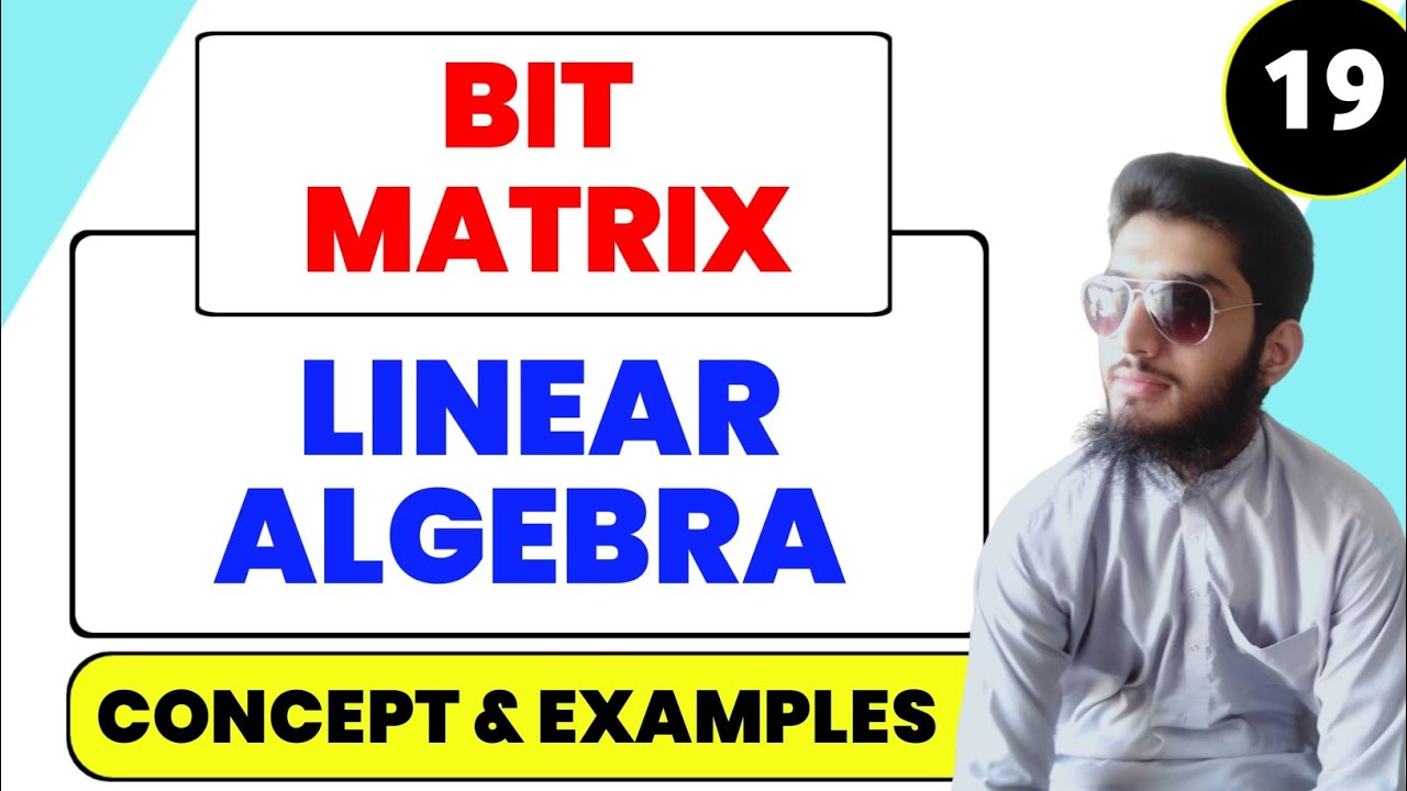 Concept of Bit Matrix  | Linear Algebra | Concept & Examples