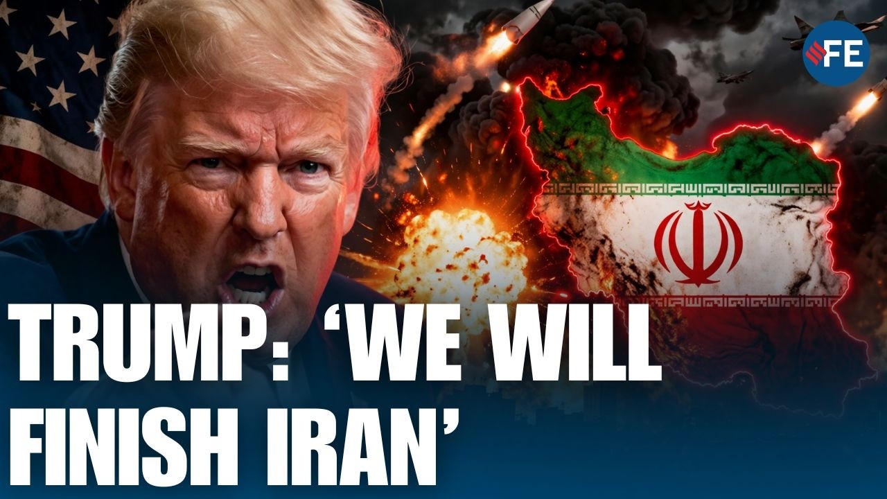 Trump&rsquo;s Stark Warning To Iran: &ldquo;We Will Finish This Very Fast&rdquo; | US-IRAN WAR | WORLD NEWS