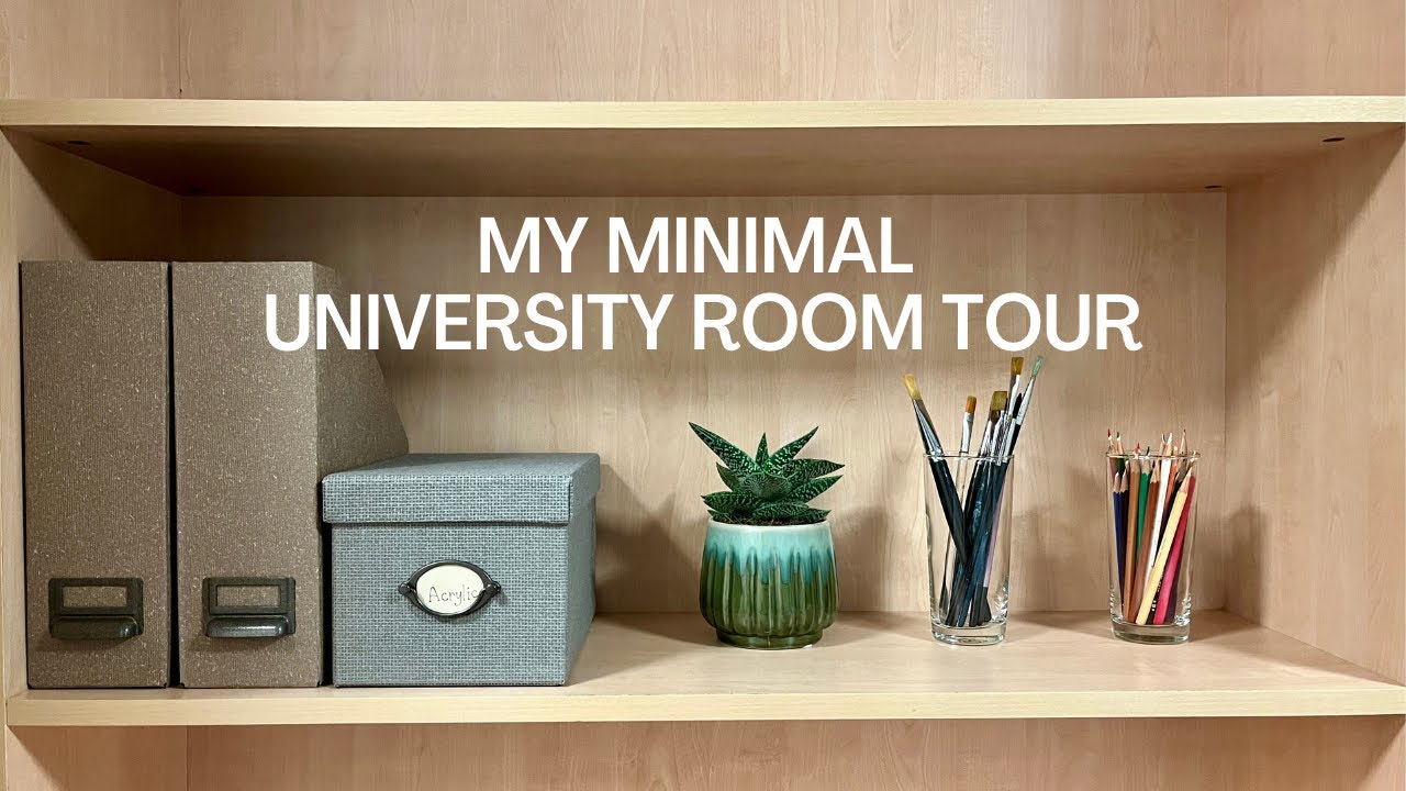 My Minimal University Room Tour | Queen Margaret University