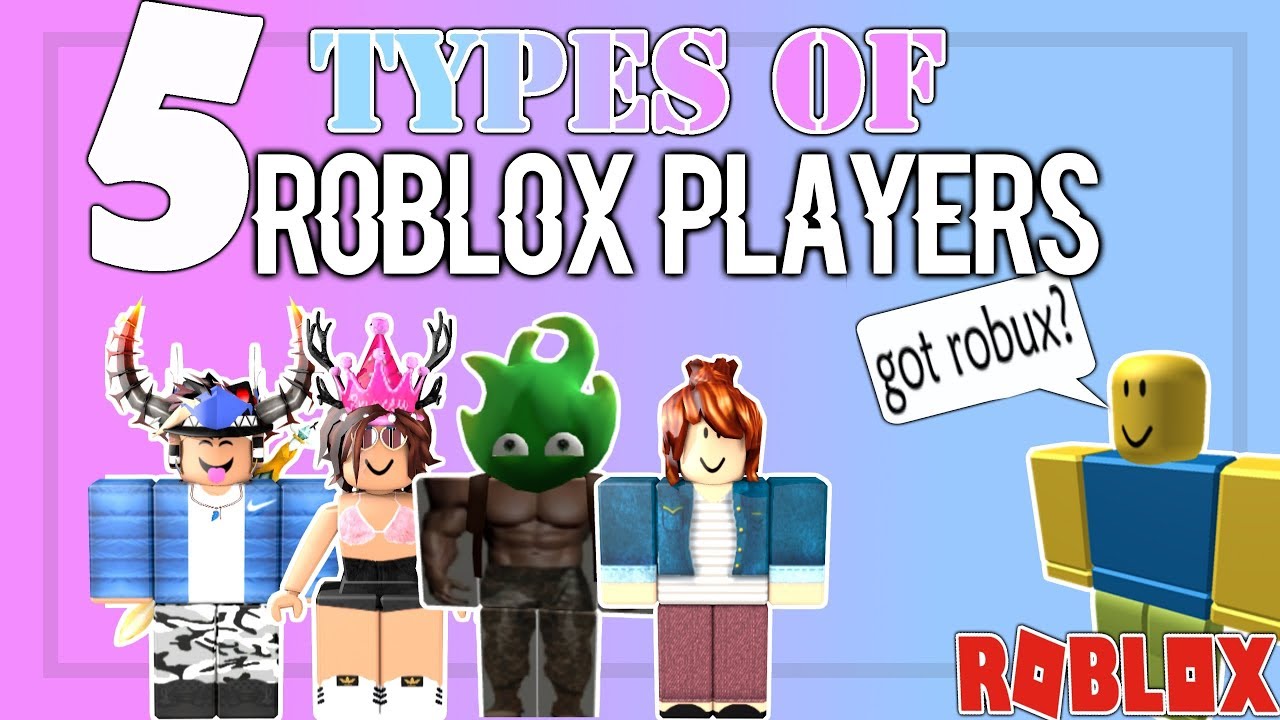 5 TYPES OF ROBLOX PLAYERS | Krymena