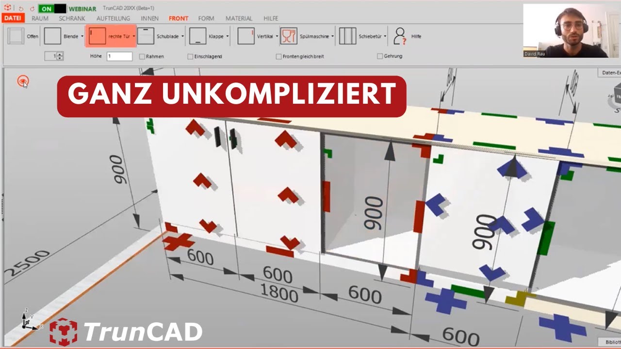 Legen Sie mit TrunCAD Bohrmuster variabel an | Webinar