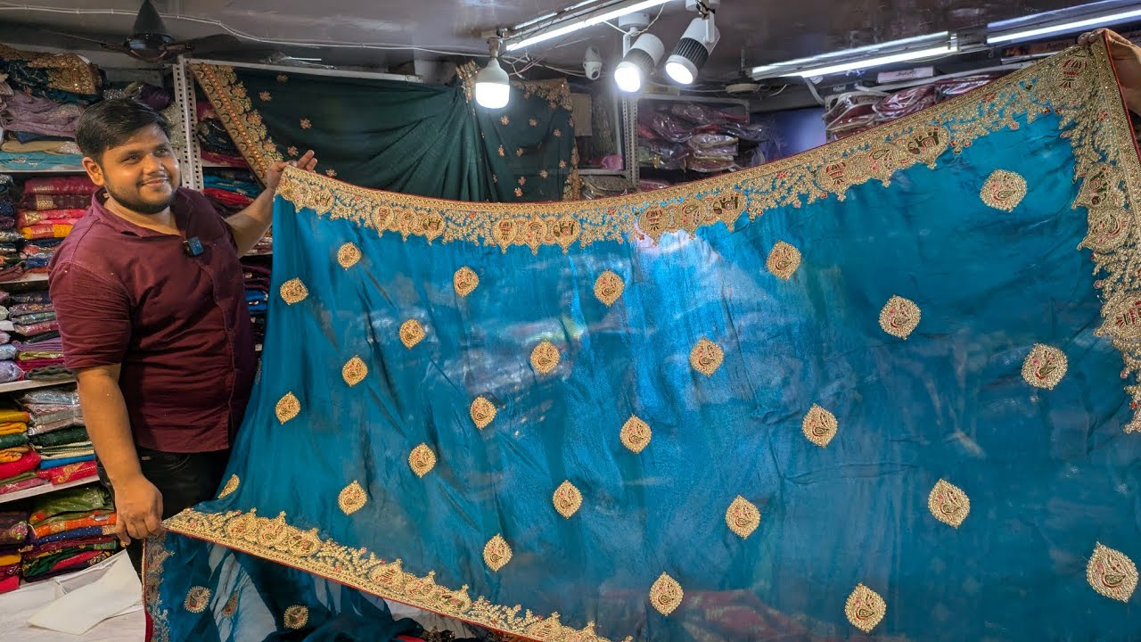 साड़ी कानपुर में सिर्फ 120₹ से | saree wholesale market kanpur | kanpur saree market 