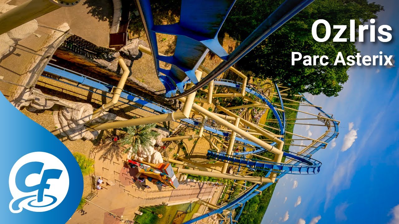 OzIris front seat on-ride 4K POV @60fps Parc Ast&eacute;rix Asterix