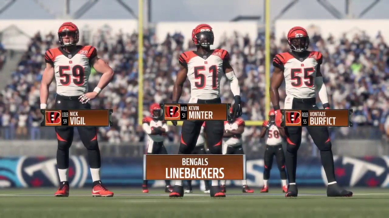 Madden 18 - Cincinnati Bengals vs Tennessee Titans - Full Game Simulation Nation